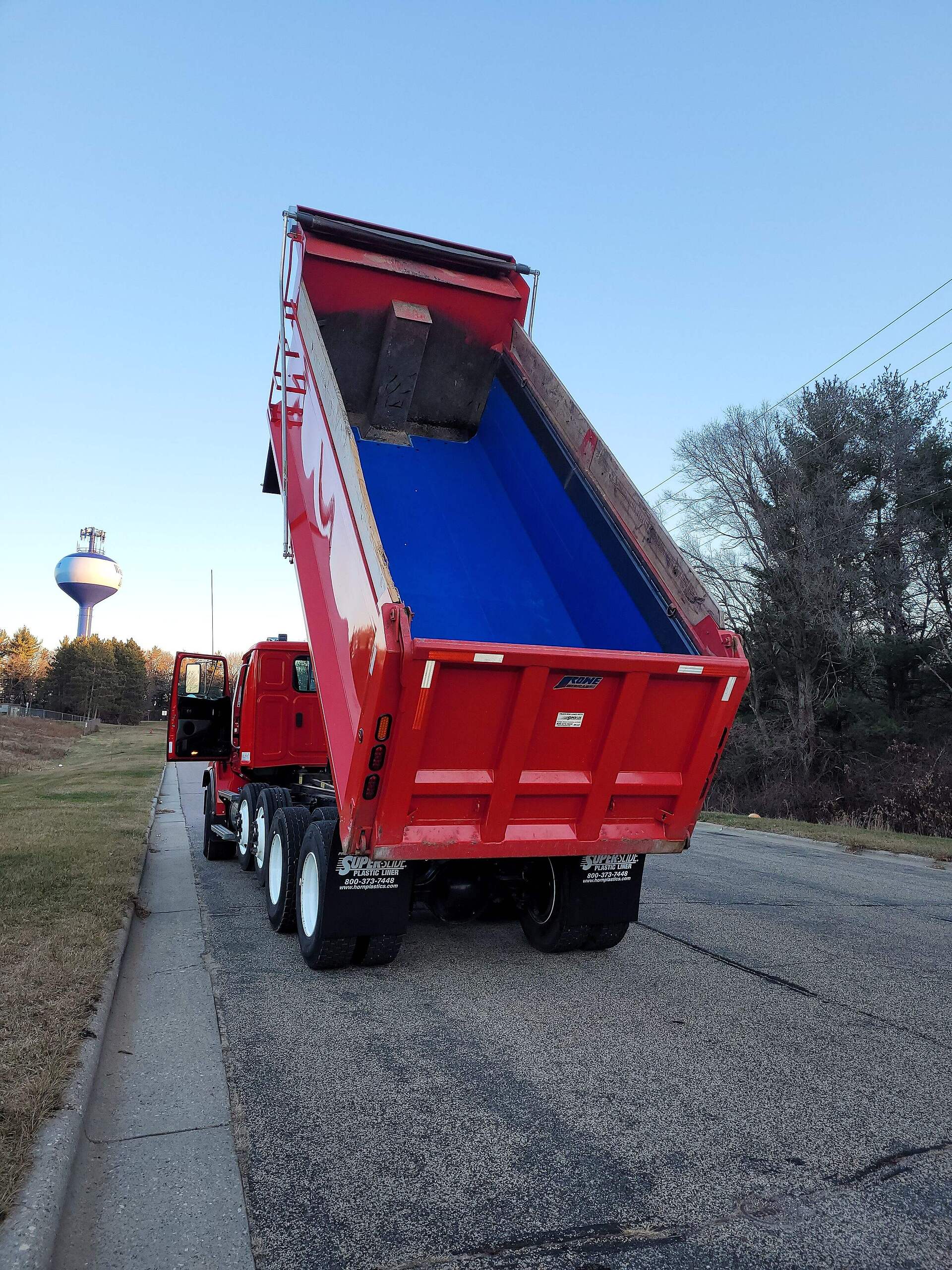 Blue Iron UHMW liner on truck