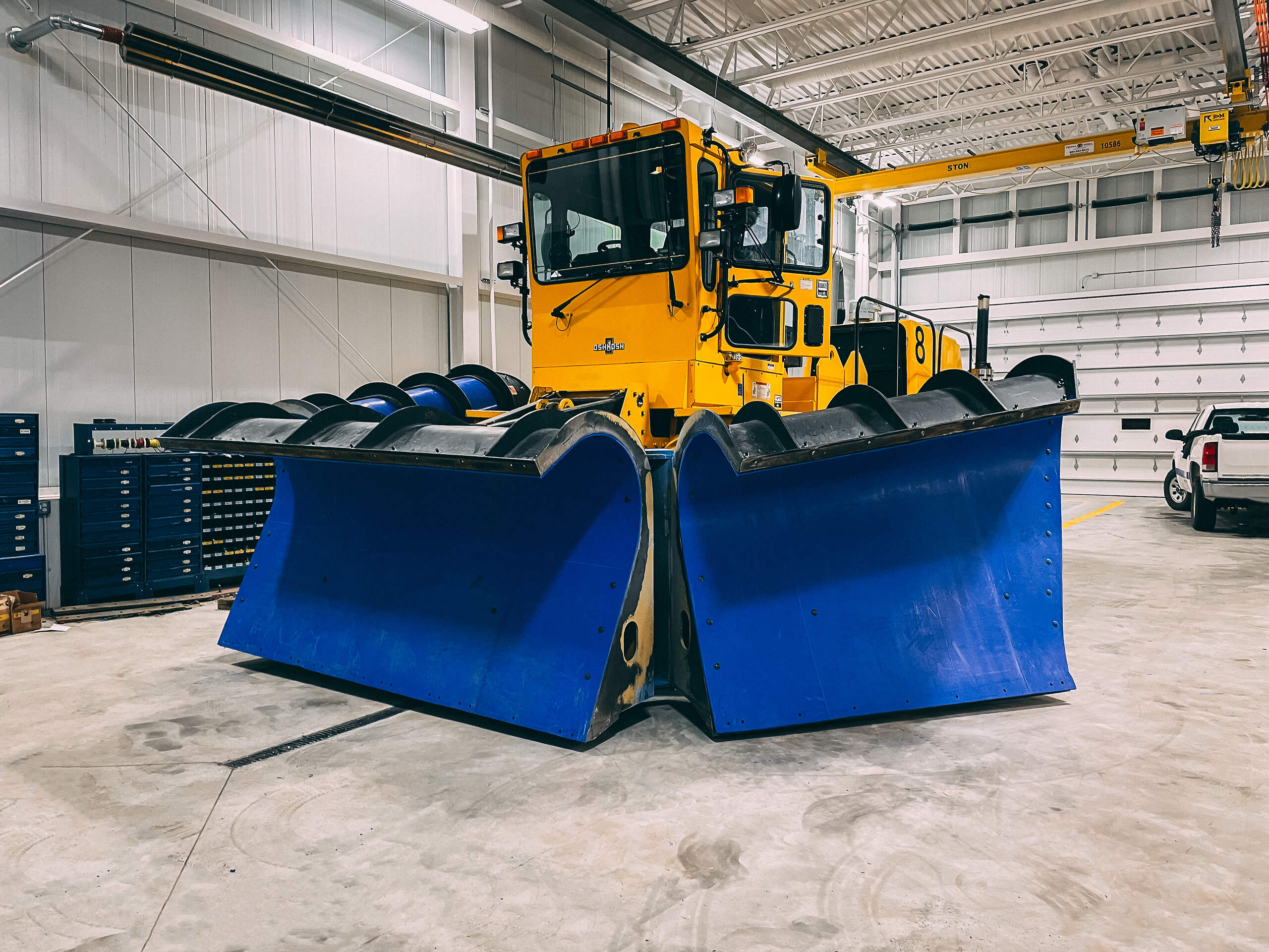 Blue Iron UHMW liner on truck