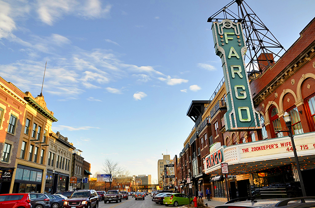 View of downtown Fargo
