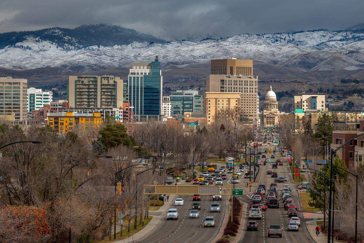 View of Boise Idaho